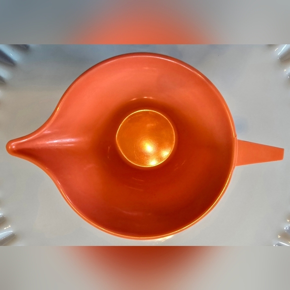 Vintage MCM Coral Melmac Mallo-Belle Mallory M-421 Sugar Bowl and M-422 Creamer - Picture 7 of 9